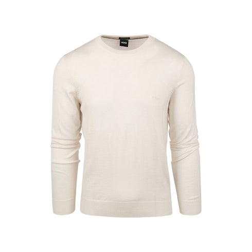 BOSS Pullover Maglia Uomo con ricamo in tono colore Open white A24 - BOSS50476364 - 131 - M - Francavilla Moda